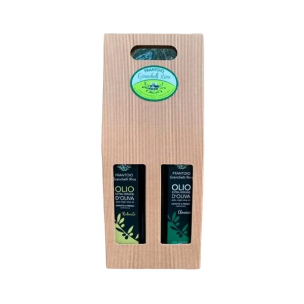 Olio Extravergine d'Oliva - 2 Bottiglie Classico/Robusto - 250/500/750ml cad.
