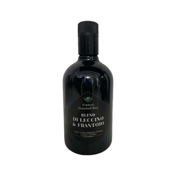 Olio Extravergine d'Oliva Blend di Leccino & Frantoio 100% Italiano - Bottiglia 500ml